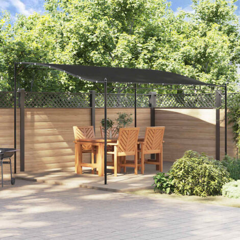 Canopy Anthracite 4x3 m 180 g/m² Fabric and Steel vidaXL (1/5)
