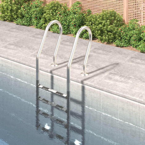 Pool Ladder 54x38x184.5 cm 304 Stainless Steel vidaXL (1/5)