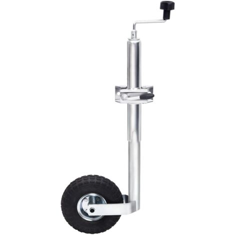 Jockey Wheel for Trailer with Split Clamp 48 mm Galvanised Steel vidaXL