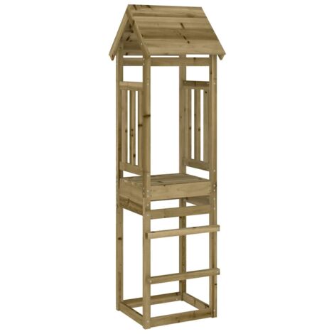 Play Tower 52.5x46.5x206.5 cm Impregnated Wood Pine vidaXL (1/5)