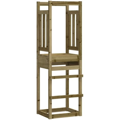 Play Tower 53x46.5x169 cm Impregnated Wood Pine vidaXL