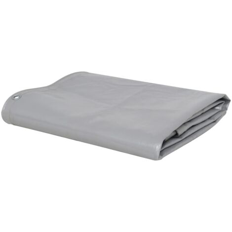 Tarpaulin 650 g/m² 3x4 m Grey vidaXL