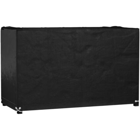 Garden Furniture Cover 8 Eyelets 125x55x75 cm Rectangular vidaXL