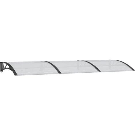 Door Canopy Black 300x100 cm Polycarbonate vidaXL