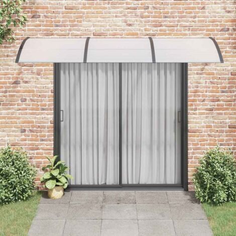 Door Canopy Black 300x100 cm Polycarbonate vidaXL