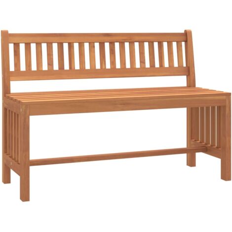 Garden Bench 110 cm Solid Wood Eucalyptus vidaXL