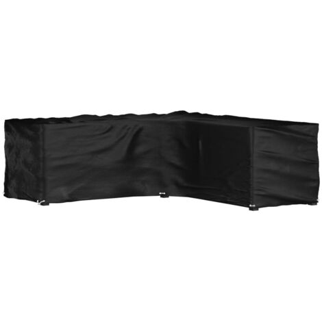 L-Shaped Garden Furniture Cover 16 Eyelets 285x285x90 cm vidaXL