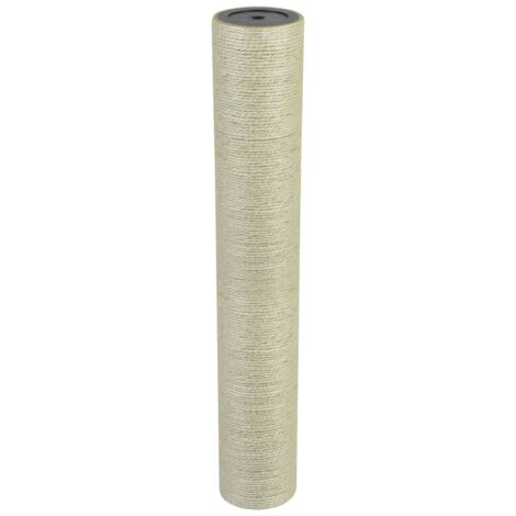 Cat Scratching Post 8x50 cm 8 mm Beige vidaXL