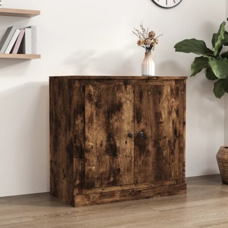 Sideboard Smoked Oak 70x35.5x67.5 cm Engineered Wood vidaXL (1/5)