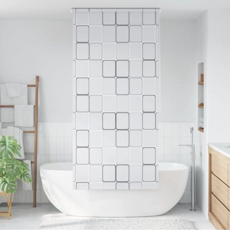 Shower Roller Blind 100x240 cm Square vidaXL