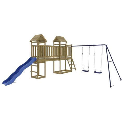 Outdoor Playset Impregnated Wood Pine vidaXL