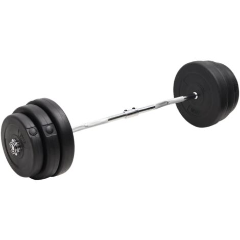 Curl Barbell with Plates 90 kg vidaXL