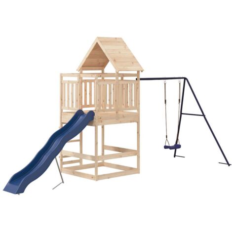 Outdoor Playset Solid Wood Pine vidaXL (1/5)