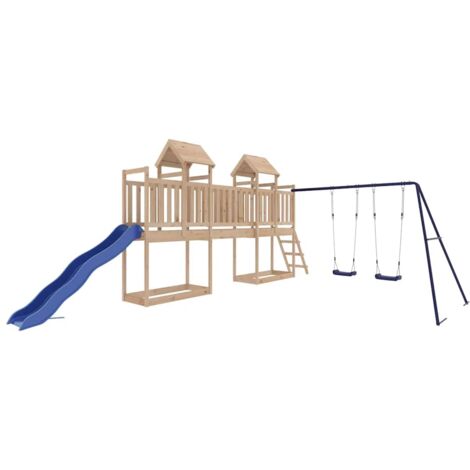Outdoor Playset Solid Wood Pine vidaXL