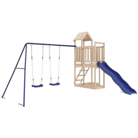 Outdoor Playset Solid Wood Pine vidaXL