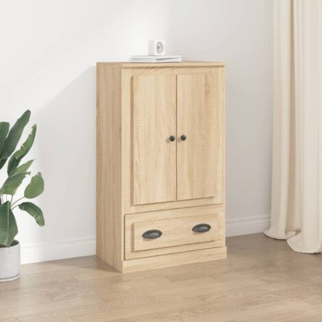 Highboard Sonoma Oak 60x35.5x103.5 cm Engineered Wood vidaXL