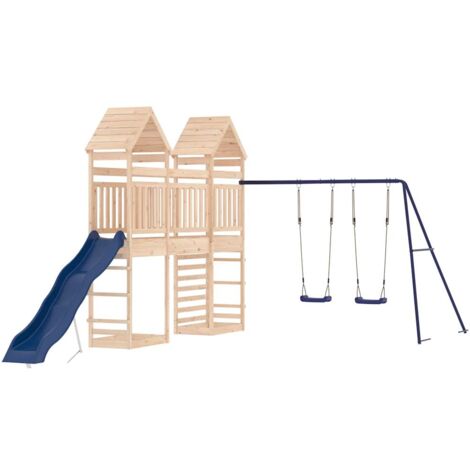 Outdoor Playset Solid Wood Pine vidaXL
