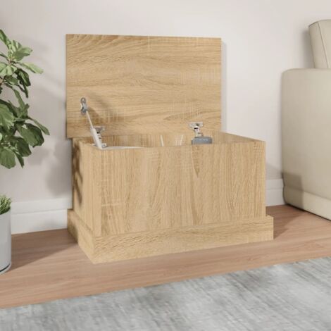 Storage Box Sonoma Oak 50x30x28 cm Engineered Wood vidaXL