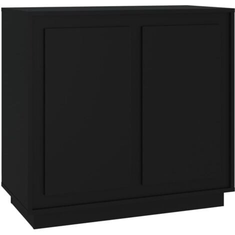 Sideboard Black 80x34x75 cm Engineered Wood vidaXL