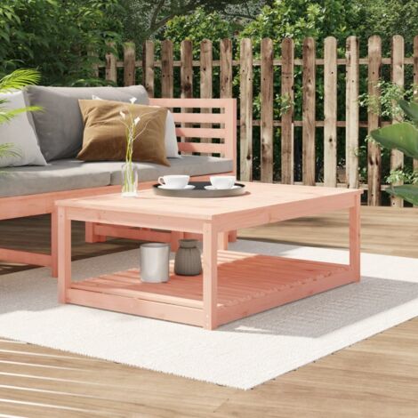 Garden Table 121x82.5x45 cm Solid Wood Douglas vidaXL (1/5)