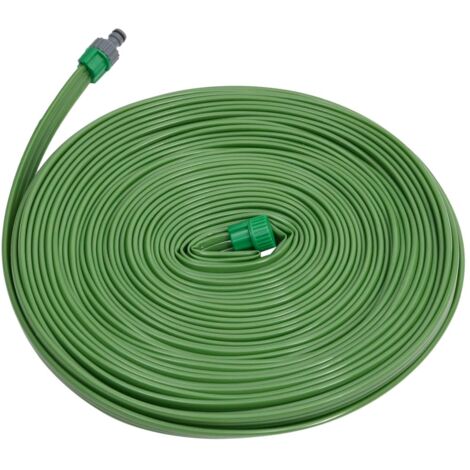 3-Tube Sprinkler Hose Green 15 m PVC vidaXL