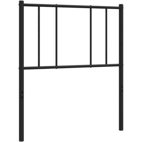 Metal Replace Headboard Black 107 cm vidaXL (1/5)