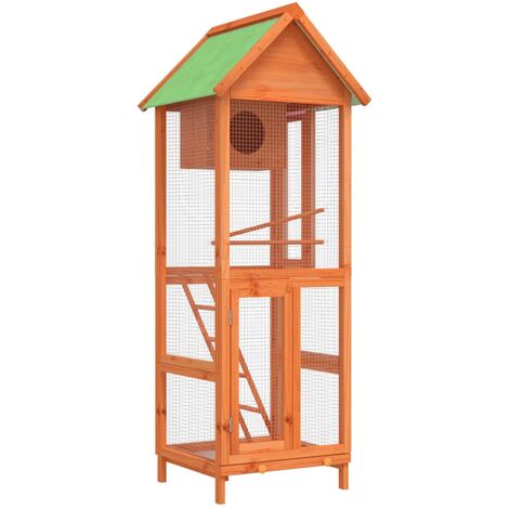 Bird House Brown 60x58.5x160 cm Solid Wood Pine vidaXL (1/5)