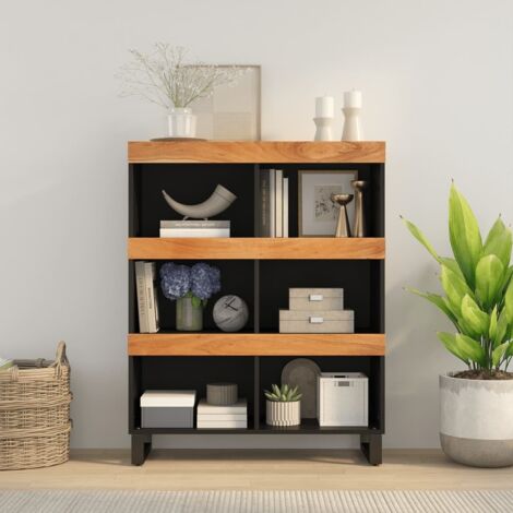 Side Cabinet 85x33x107 cm Solid Wood Acacia vidaXL (1/5)