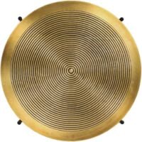 vidaXL Table Set 2 Pieces Brass-covered MDF - Gold