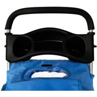 vidaXL Folding Pet Stroller Dog/Cat Travel Carrier Blue - Blue