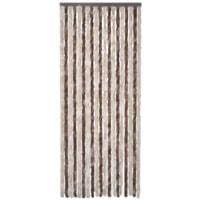 vidaXL Insect Curtain Chenille Beige and Light Brown 90x220 cm - Brown