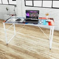 Unique Rectangular Desk - Multicolour