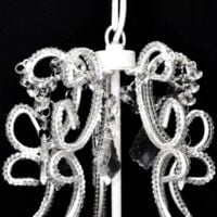 vidaXL Chandelier with 2800 Crystals E14 - White