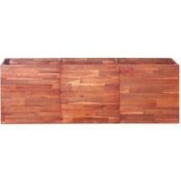 vidaXL Garden Raised Bed Acacia Wood 150x50x50 cm - Brown