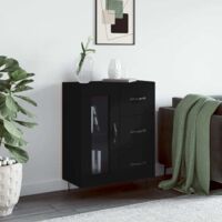 Sideboard Black 69.5x34x90 cm Engineered Wood vidaXL