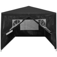vidaXL Party Tent 3x4 m Anthracite - Anthracite