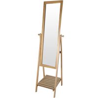 Home&Styling Standing Mirror 41.5x49x174.5 cm MDF - Beige