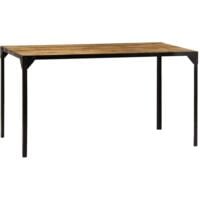 vidaXL Dining Table Solid Mango Wood 140x80x76 cm - Brown