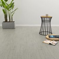 vidaXL Self-adhesive Flooring Planks 4.46 m² 3 mm PVC Oak Washed - Grey