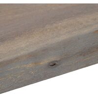vidaXL Console Table 115x35x76 cm Solid Aacia Wood and Iron Grey