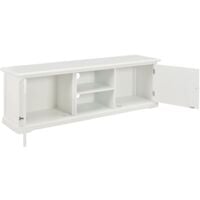 vidaXL TV Cabinet 120x30x40 cm Wood White - White