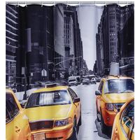 RIDDER Shower Curtain New York 180x200 cm - Multicolour