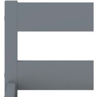 vidaXL Bed Frame Grey Solid Pine Wood 100x200 cm - Grey