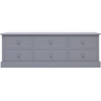 vidaXL Hall Bench 115x30x40 cm Wood Dark Grey