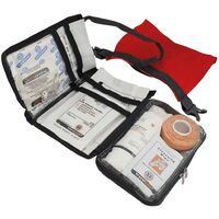 Travelsafe 43 Piece First Aid Kit Globe WP Red - Red