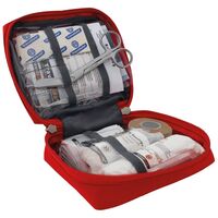 Travelsafe 23 Piece First Aid Kit Globe Basic Red - Red