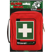 Travelsafe 23 Piece First Aid Kit Globe Basic Red - Red