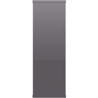 vidaXL Wall Shelves High Gloss Grey 104x20x58.5 cm Chipboard