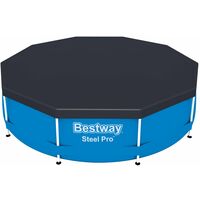 Bestway Pool Cover Flowclear 305 cm - Anthracite
