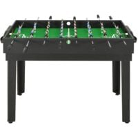 vidaXL 15-in-1 Multi Game Table 121x61x82 cm Black